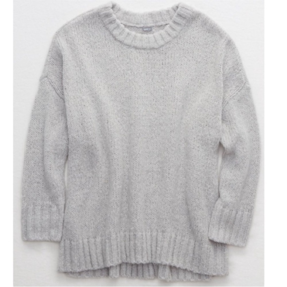 Aerie Oversized Gray Sweater